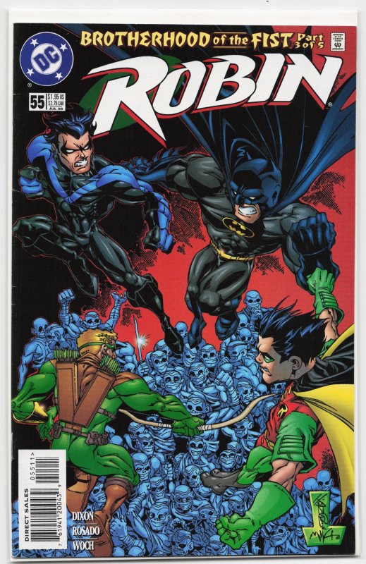 Robin #55 (DC Comics, 1998), raw, ungraded comic book — front cover