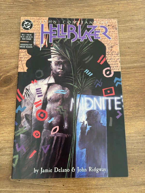 John Constantine Hellblazer #2 (DC Comics), raw comic book in NM condition — front cover
