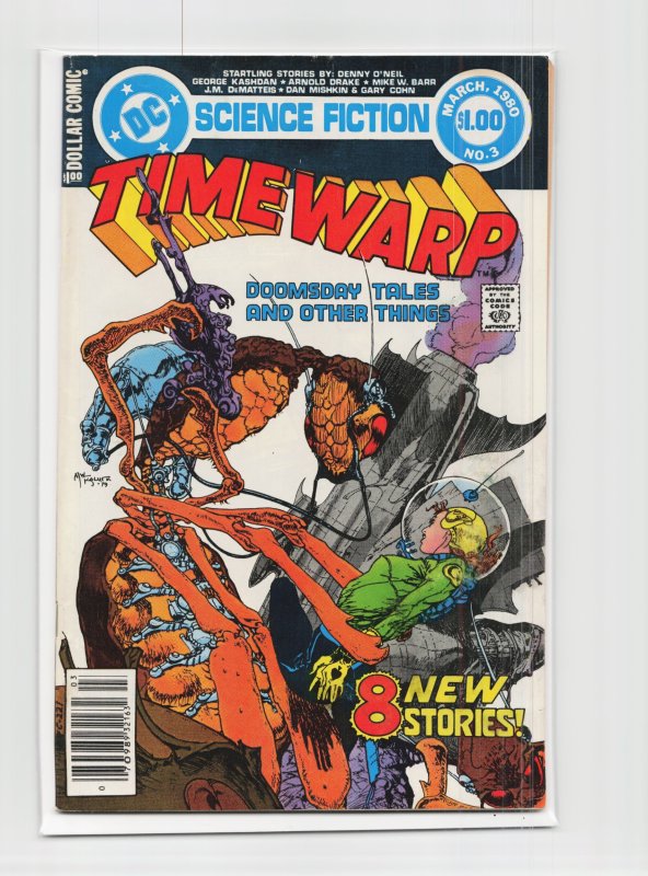 Time Warp #3 (1980), raw, ungraded comic book — front cover