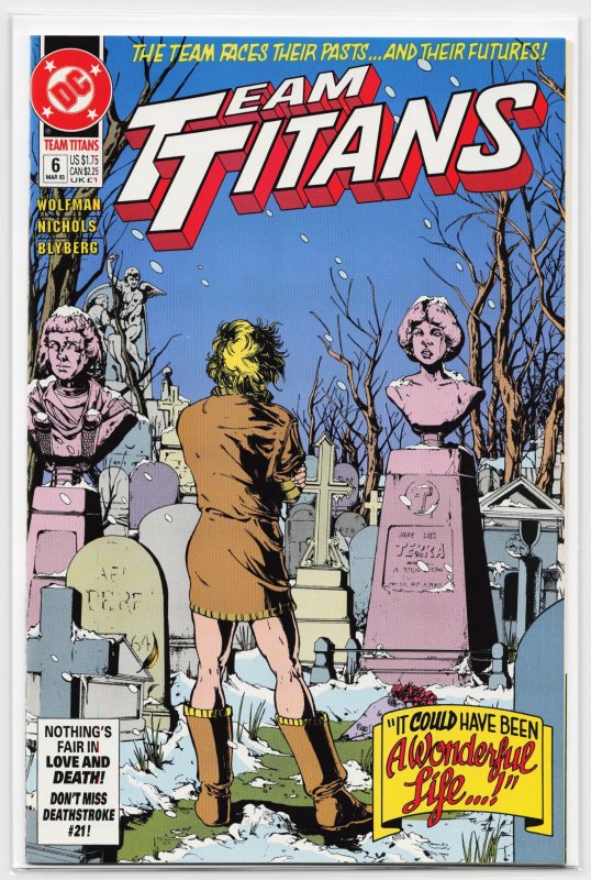 Team Titans #6 (DC Comics, 1993), raw, ungraded comic book — front cover