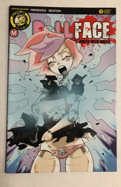 DollFace #3 (2017), raw, ungraded comic book — front cover