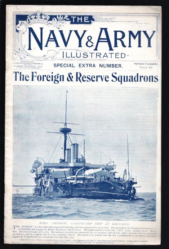 MAG: Navy & Army Illustrated 1896-special Extra Issue-War pix & Info-publishe..., raw, ungraded comic book — front cover