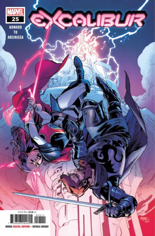 Excalibur #25 (Marvel Comics, 2019), raw comic book in NM condition — front cover