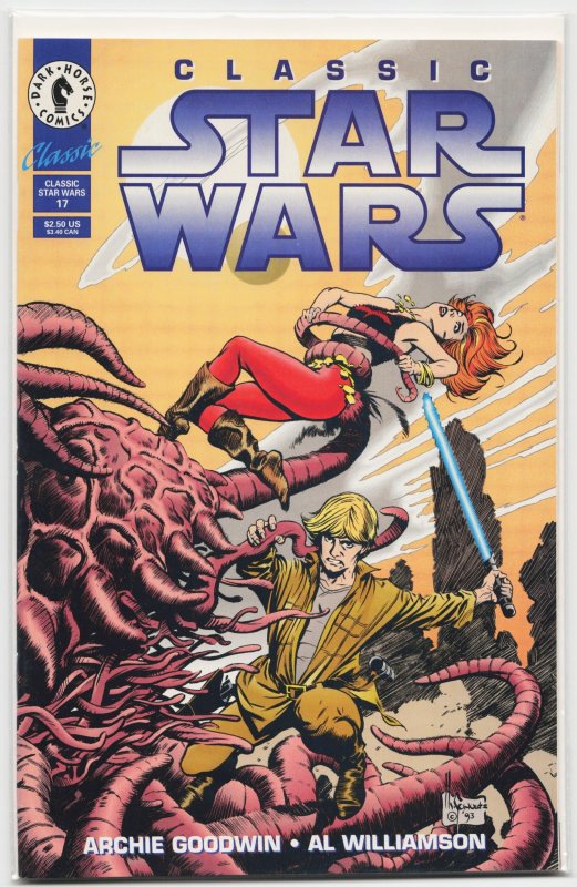 Classic Star Wars #17 (Dark Horse Comics, 1994), raw, ungraded comic book — front cover