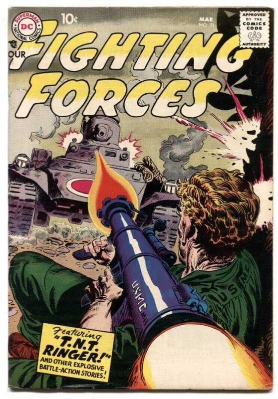 Our Fighting Forces #31-1958-DC Silver age war Coming VF- (DC Comics), raw comic book in VF- condition — front cover