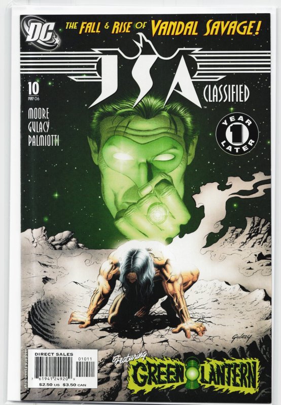 JSA: Classified #10 (2006), raw, ungraded comic book — front cover