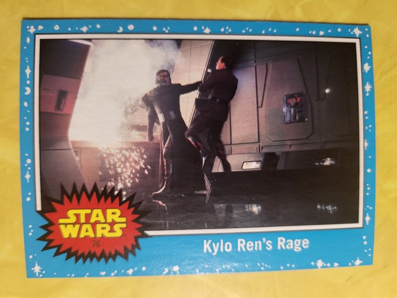 2015 Star Wars: Journey to Star Wars: The Last Jedi Blue Parallel #76 (Marvel Comics, 2015), raw, ungraded comic book — front cover
