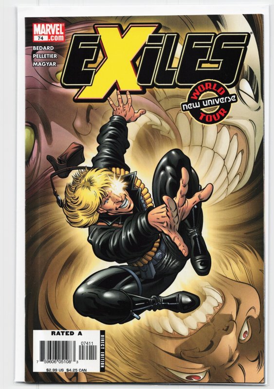 Exiles #74 (2006), raw, ungraded comic book — front cover