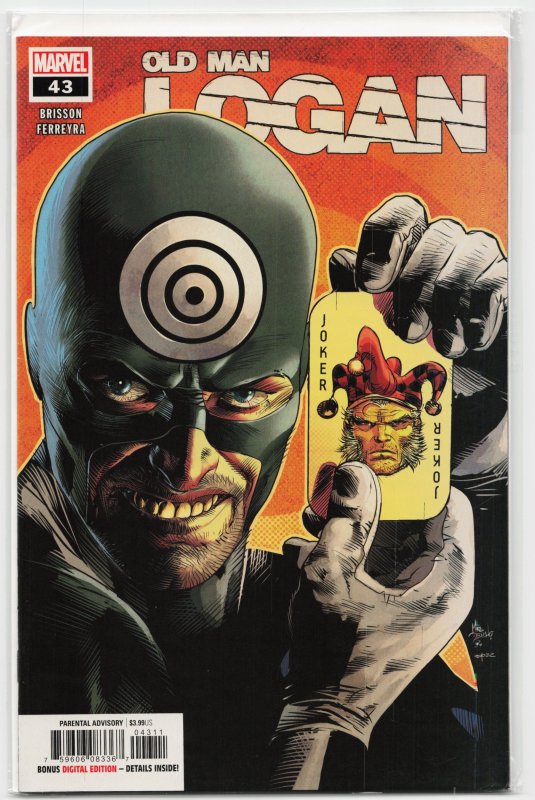 Old Man Logan #43 (Marvel Comics, 2018), raw, ungraded comic book — front cover