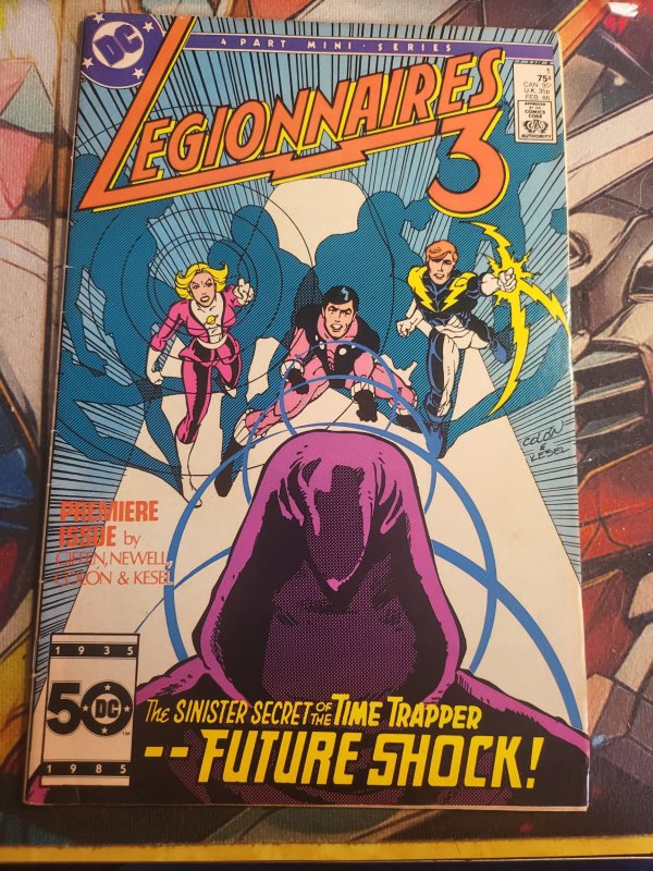 Legionnaires 3 #1 (1986), raw, ungraded comic book — front cover