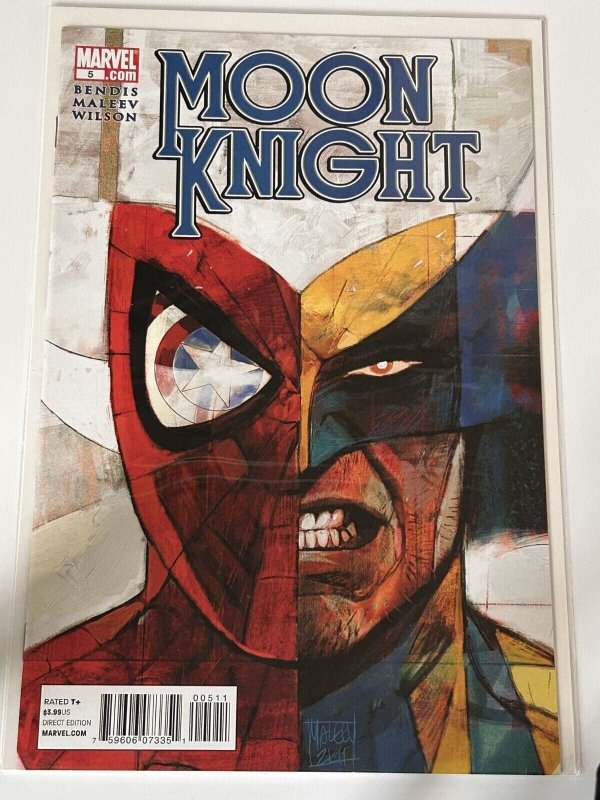Moon Knight #5 (Marvel Comics, 2011), raw comic book in NM 9.4 condition — front cover
