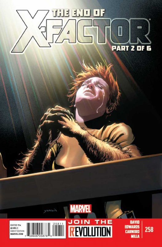 X-Factor #258 (Marvel Comics, 2006), raw comic book in VF/NM condition — front cover