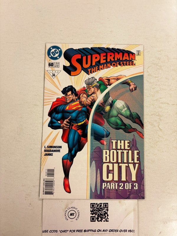 Superman the Man of Steel #60 (DC Comics), raw comic book in NM condition — front cover
