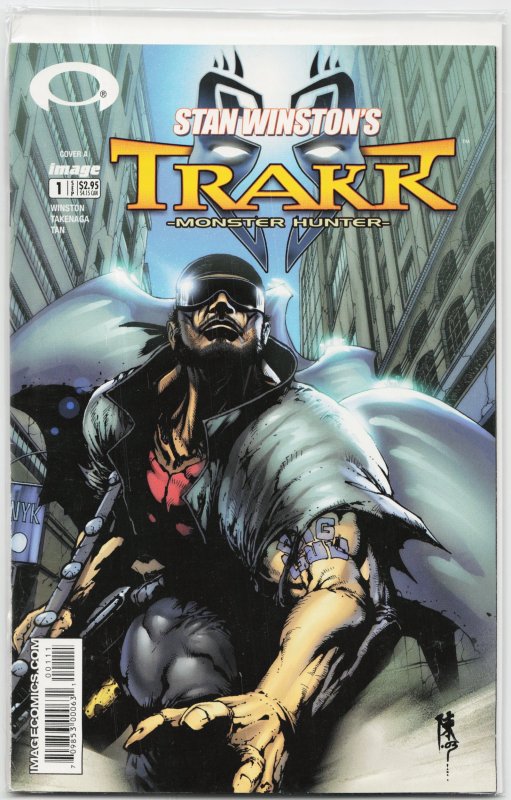 Trakk Monster Hunter #1 (2003), raw, ungraded comic book — front cover