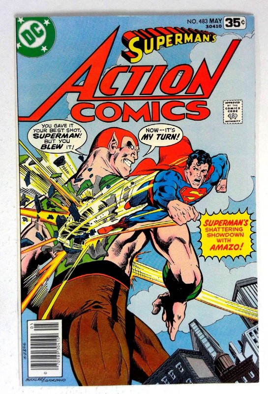 Action #483 (DC Comics, 1978), raw comic book in NM- condition — front cover