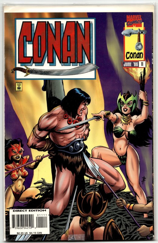 Conan #11 (1996), raw, ungraded comic book — front cover