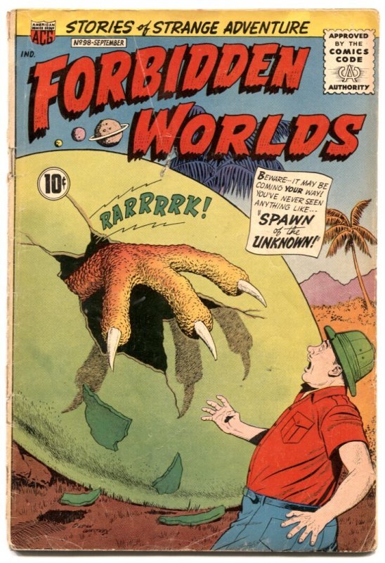 Forbidden Worlds #98 - 1961 - ACG - G - Comic Book (American Comics Group, 1961), raw, ungraded comic book — front cover
