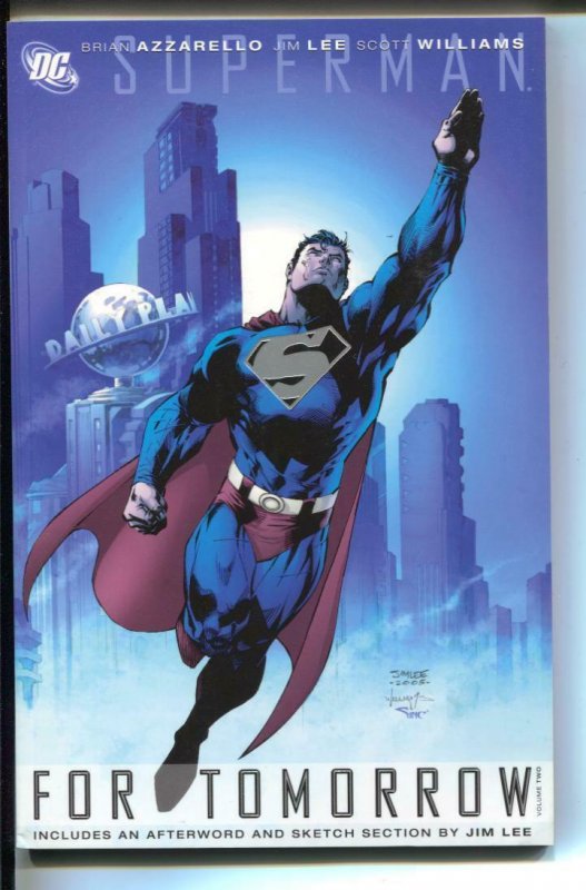 Superman for Tommorrow-Vol 2-Brian Azzarello-TPB-trade, raw, ungraded comic book — front cover