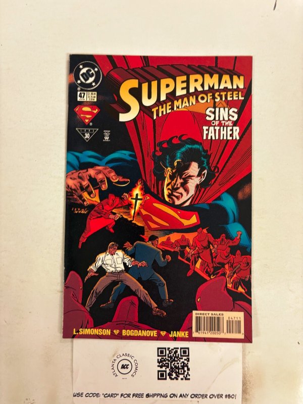 Superman Man of Steel #47 (DC Comics), raw comic book in NM condition — front cover
