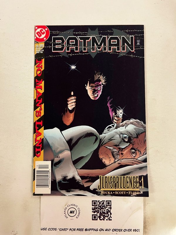 Batman #572 (DC Comics), raw comic book in NM condition — front cover