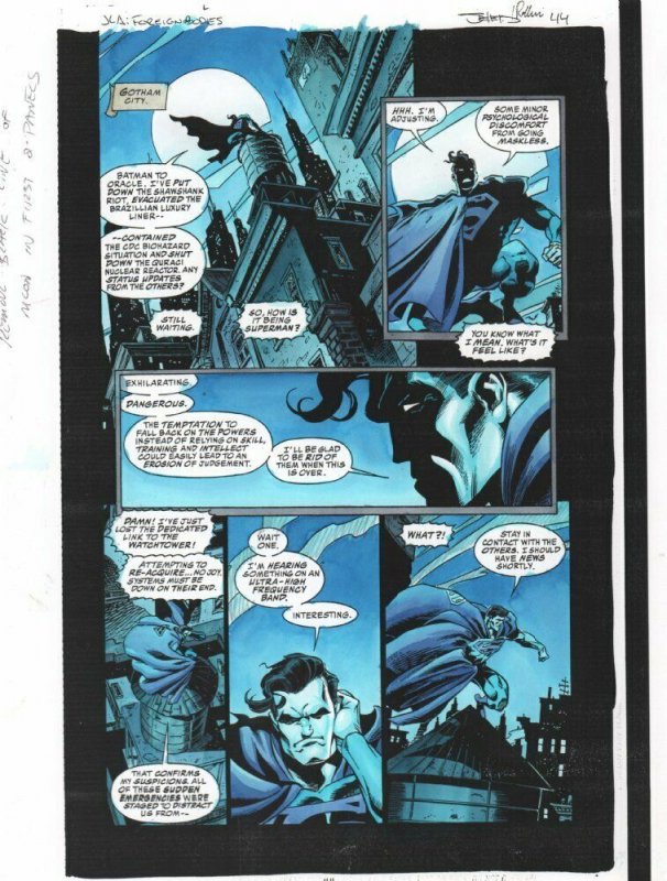 JLA: Foreign Bodies #1 (DC Comics, 1999), raw, ungraded comic book — front cover