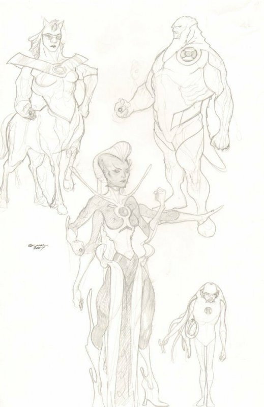Green Lantern Corps #4 (DC Comics, 2007), raw, ungraded comic book — front cover