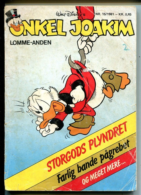Onkel Joakim #15 (1981), raw comic book in VG condition — front cover