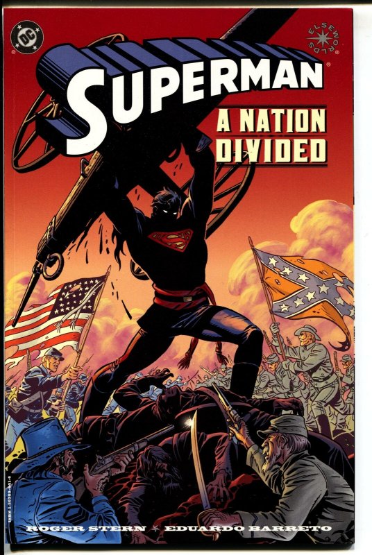 Superman: A Nation Divided-Roger Stern, raw, ungraded comic book — front cover