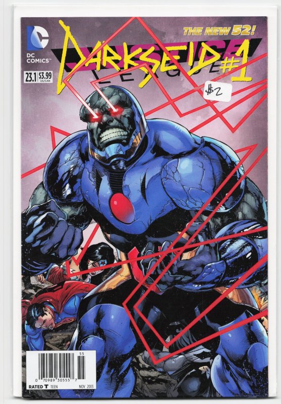 Justice League #23.1 (DC Comics, 2013), raw, ungraded comic book — front cover