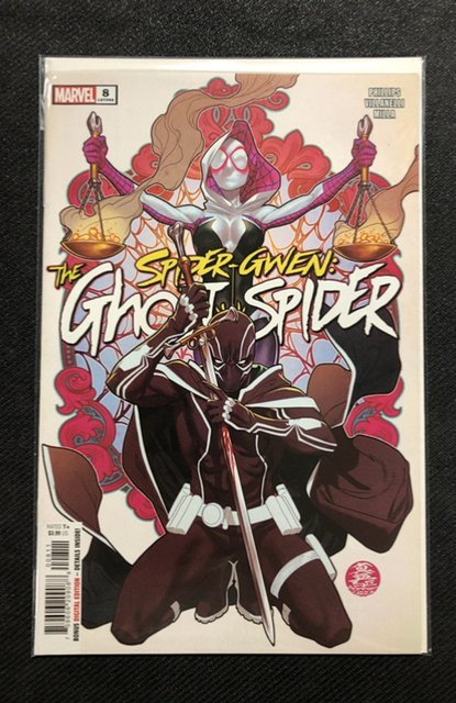 Spider-Gwen: The Ghost-Spider #8 (Marvel Comics, 2025), raw, ungraded comic book — front cover