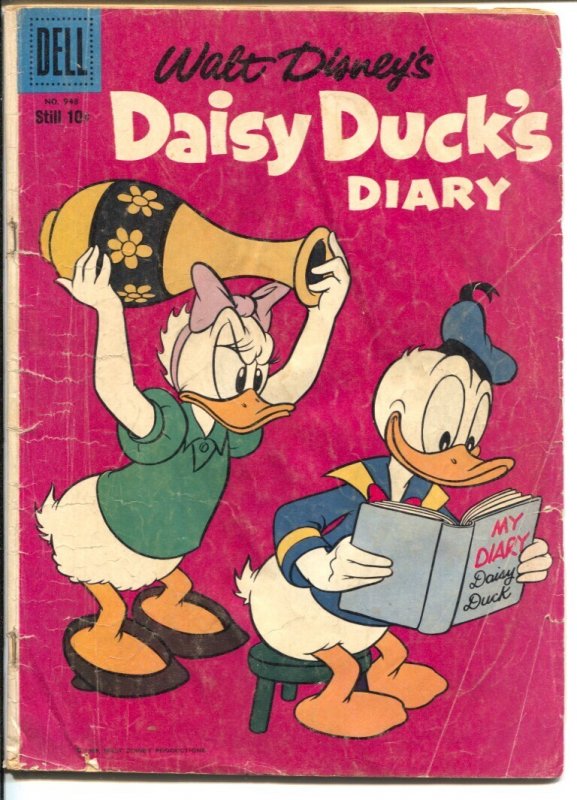 Four Color Comics #948 (Dell Comics, 1958), raw, ungraded comic book — front cover