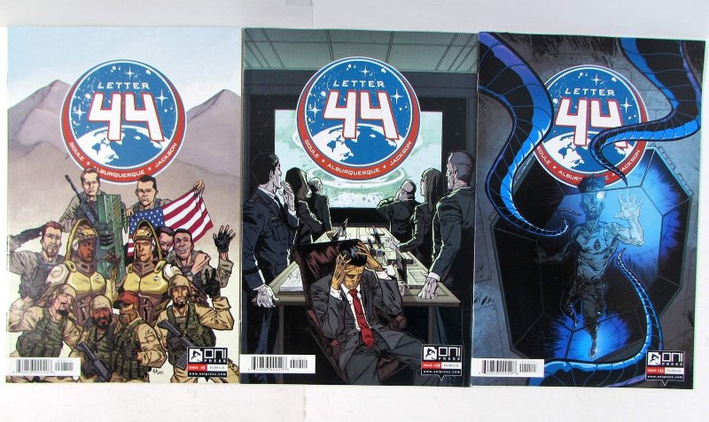 Letter 44 Lot of 3 #8 A, 10, 11 Oni Press (2014) NM- 1st Print Comic Books (Oni Press, 2014), raw comic book in NM- condition — front cover