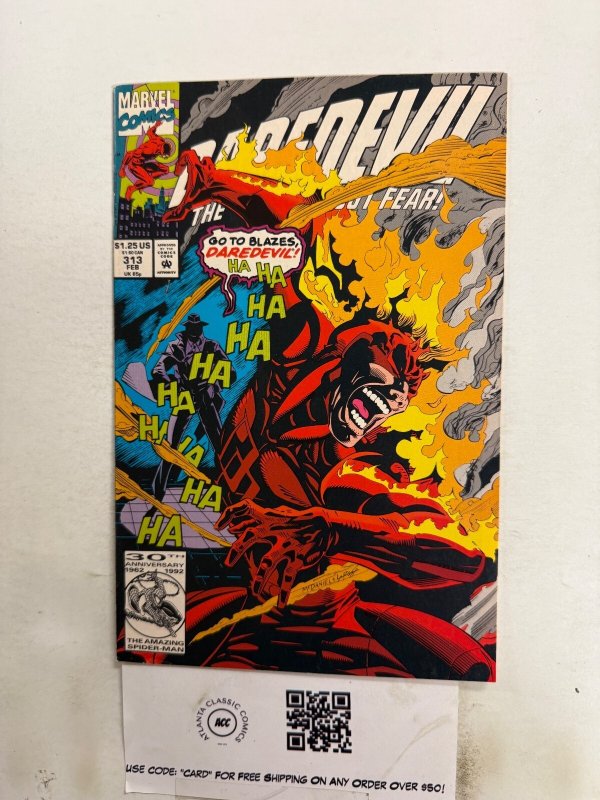 Daredevil Vol.1 #313 (Marvel Comics, 1993), raw comic book in NM condition — front cover