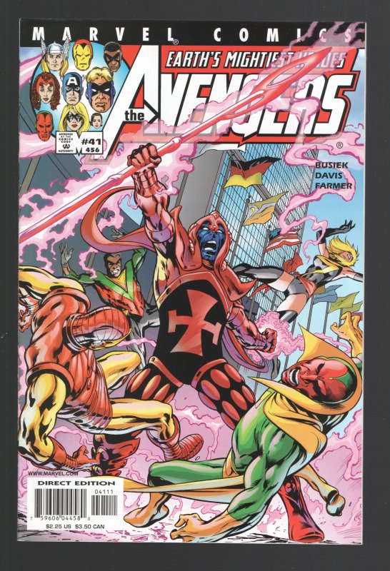 Avengers #41 (Marvel Comics, 2024), raw comic book in NM condition — front cover