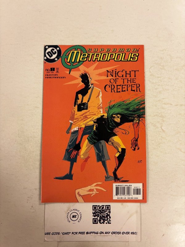 Superman: Metropolis #8 (DC Comics), raw comic book in NM condition — front cover
