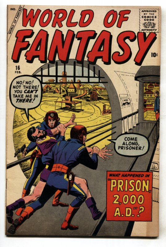 World of Fantasy #16 (1959), raw, ungraded comic book — front cover