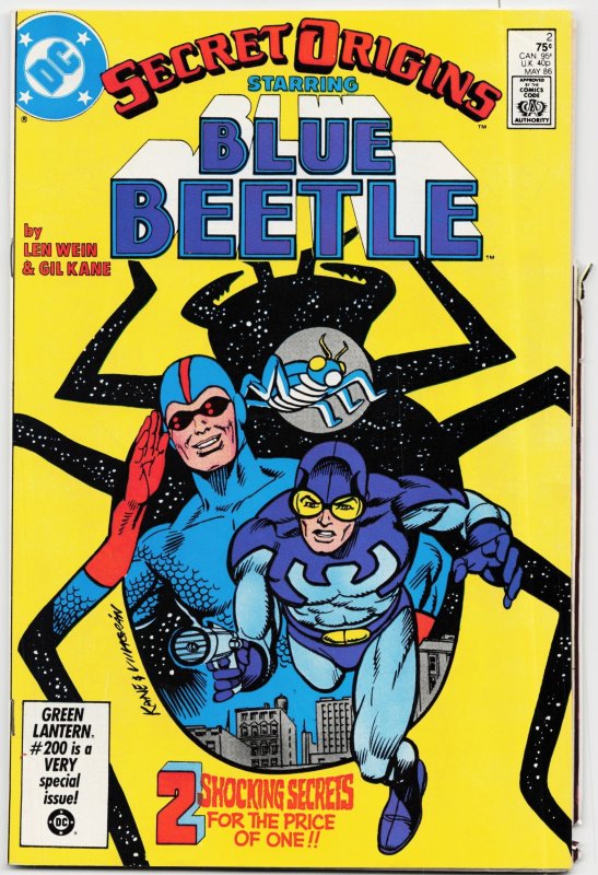 Secret Origins #2 (1986), raw, ungraded comic book — front cover
