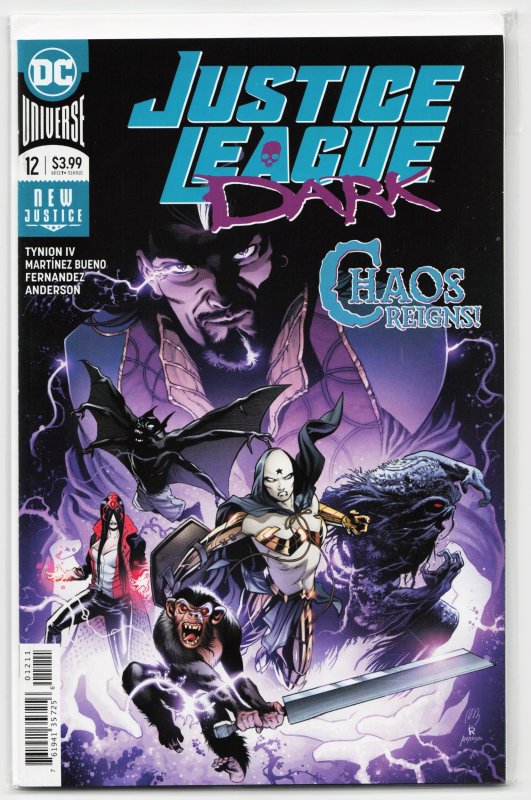 Justice League Dark #12 (DC Comics, 2019), raw, ungraded comic book — front cover