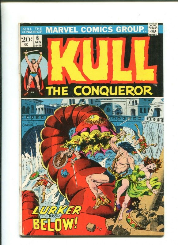 Kull the Conqueror #6 (Marvel Comics, 1973), raw comic book in 6.0 condition — front cover