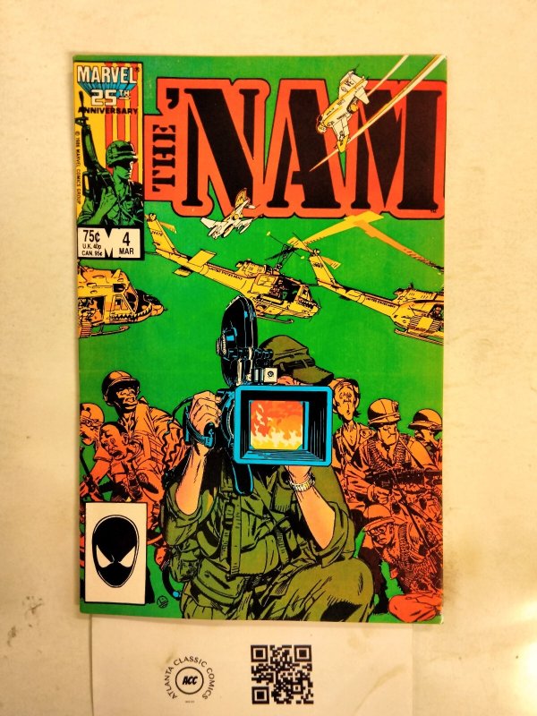 The Nam #4 (Marvel Comics), raw comic book in NM condition — front cover