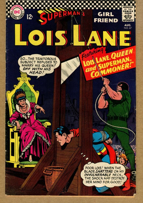 Superman #67 (DC Comics, 1966), raw comic book in 4.0 condition — front cover