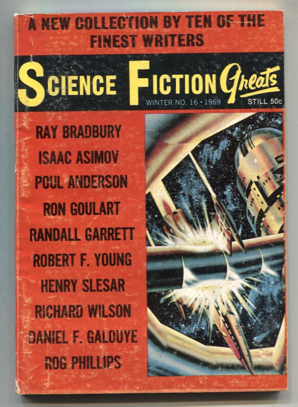 Science Fiction Greats #16 (1969), raw, ungraded comic book — front cover