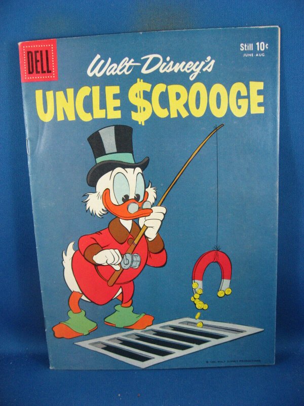 Uncle Scrooge #26 (Dell Comics, 1959), raw comic book in VF+ condition — front cover