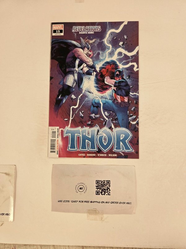 Thor #15 (Marvel Comics), raw comic book in NM condition — front cover