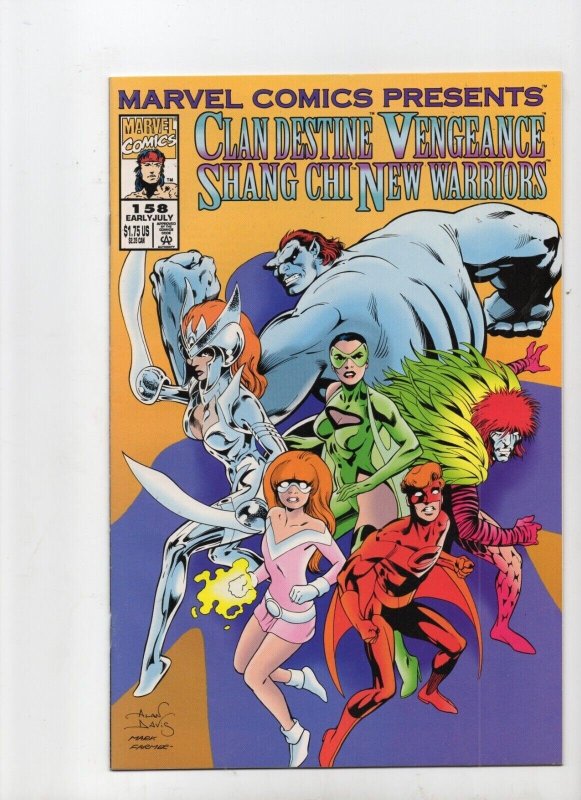 Presents #158 (Marvel Comics, 1994), raw comic book in VF+ 8.5 condition — front cover