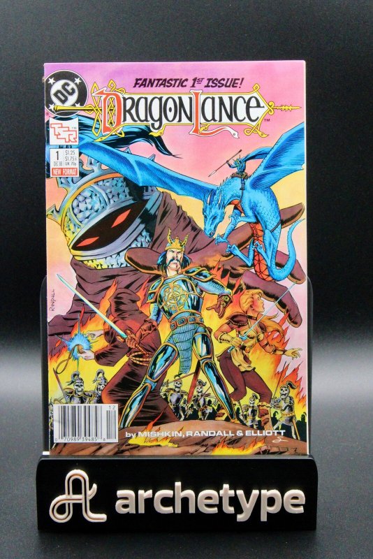 Dragonlance: Fire & Light #1 (DC Comics, 1988), raw, ungraded comic book — front cover