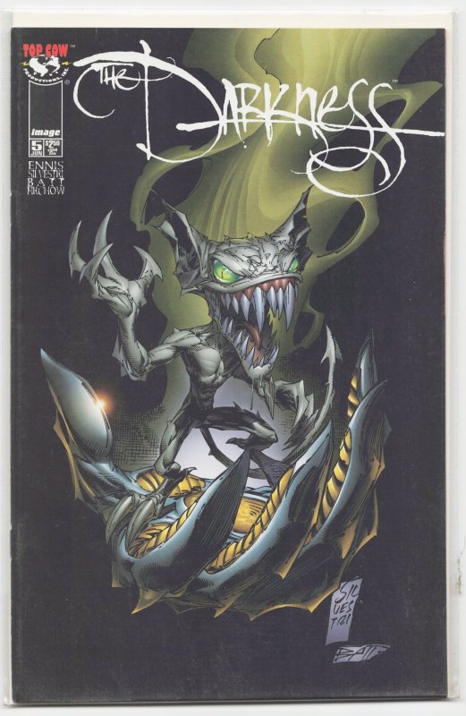 The Darkness #5 (Top Cow, 1997), raw, ungraded comic book — front cover