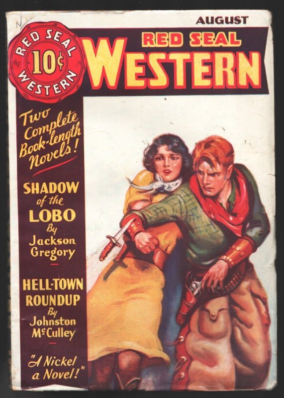 Red Seal Western #1, raw, ungraded comic book — front cover