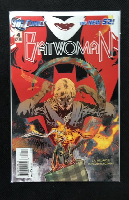 Batwoman #4 (2012), raw, ungraded comic book — front cover