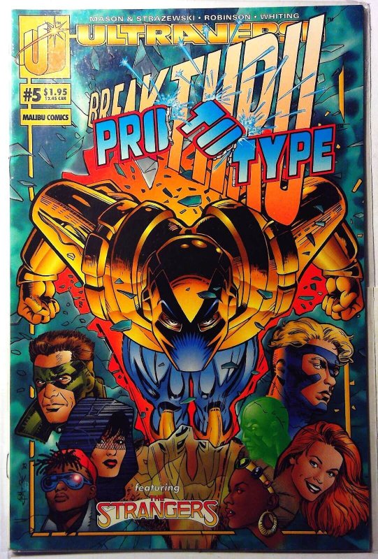 Prototype #5 (Malibu Comics, 1993), raw, ungraded comic book — front cover